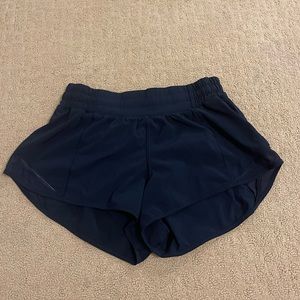 Navy blue size 6 lululemon shorts